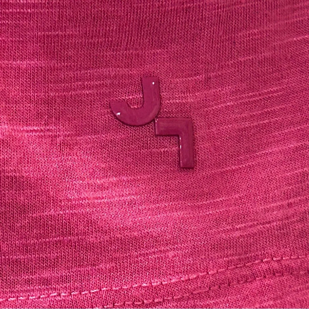 JoyLab Cropped Pink Muscle Shirt Pin-tucked Shoulders Loose Fit Casual Size XS - Picture 6 of 9